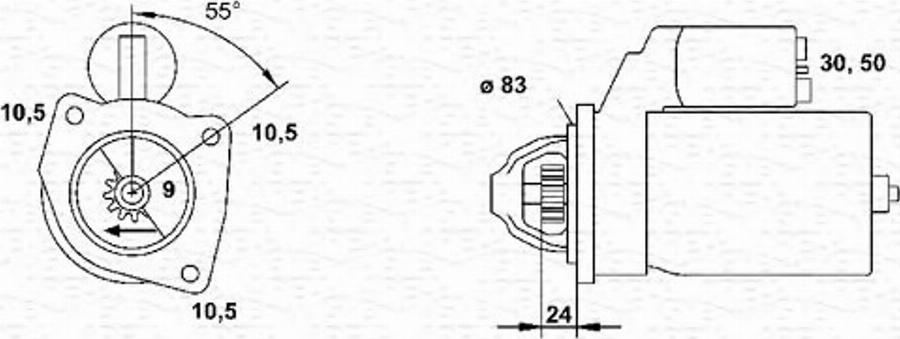 Magneti Marelli 943251057010 - Starteris www.autospares.lv