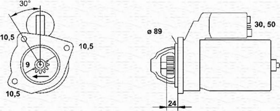 Magneti Marelli 943251075010 - Starteris www.autospares.lv