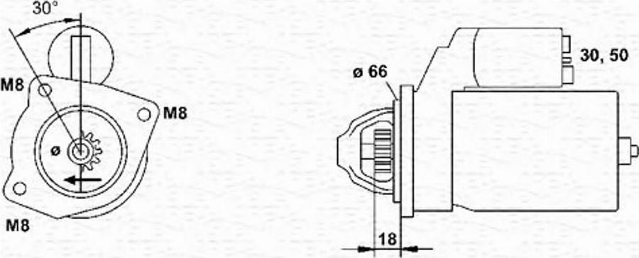 Magneti Marelli 943251110010 - Starteris www.autospares.lv