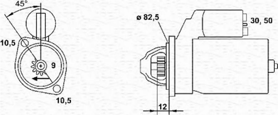 Magneti Marelli 943251890010 - Starteris www.autospares.lv