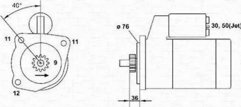 Magneti Marelli 943251326010 - Стартер www.autospares.lv