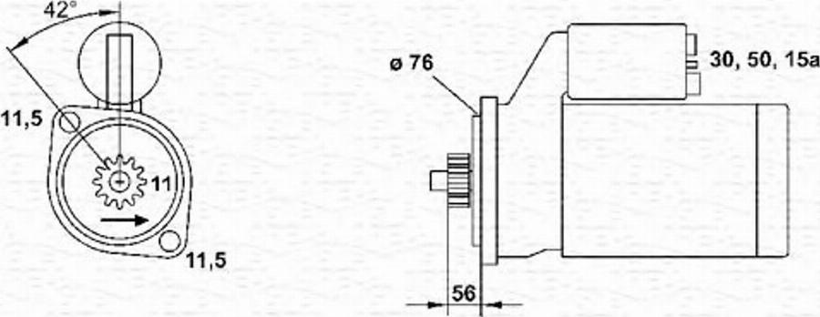 Magneti Marelli 943251322010 - Starteris www.autospares.lv