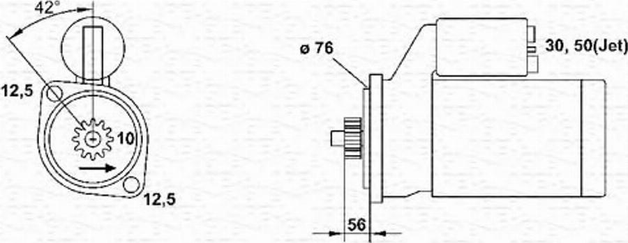 Magneti Marelli 943251327010 - Starteris www.autospares.lv