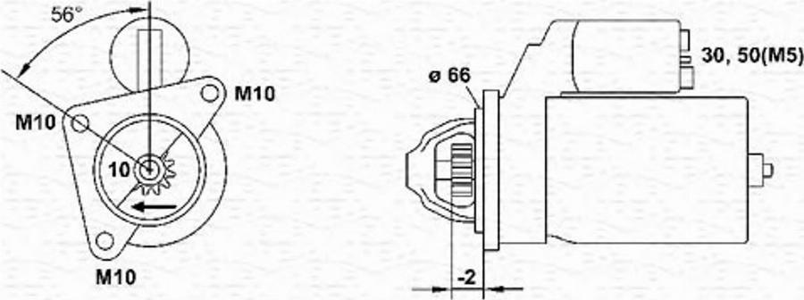 Magneti Marelli 943253149010 - Starter www.autospares.lv