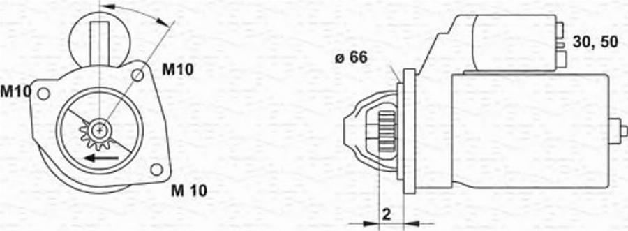 Magneti Marelli 943253155010 - Starteris www.autospares.lv