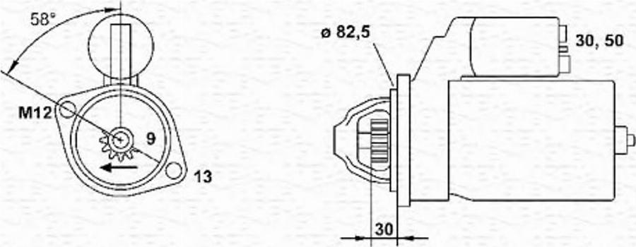 Magneti Marelli 943253150010 - Starteris www.autospares.lv