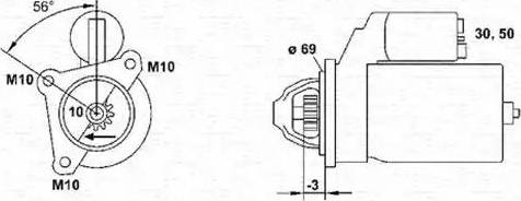 Magneti Marelli 943253101010 - Starter www.autospares.lv