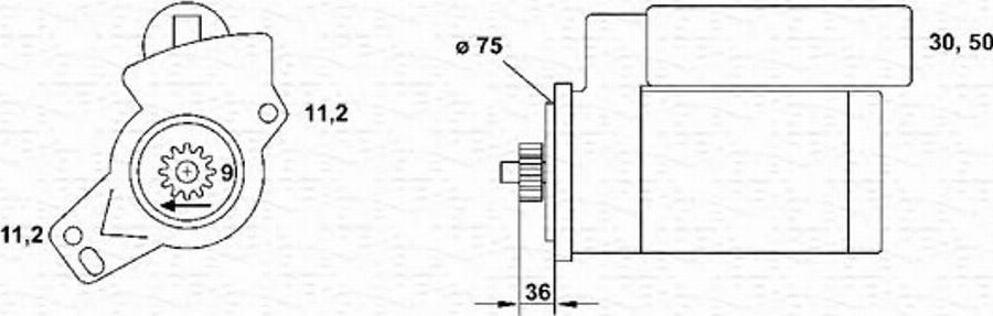 Magneti Marelli 943253201010 - Starteris www.autospares.lv