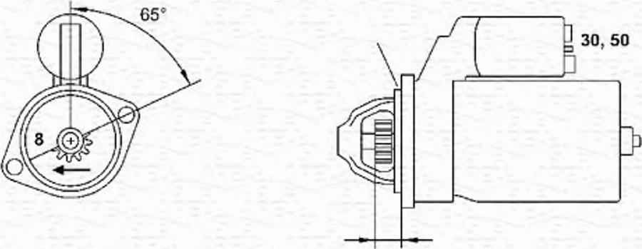 Magneti Marelli 943253214010 - Starteris www.autospares.lv