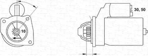 Magneti Marelli 943252290010 - Starteris www.autospares.lv