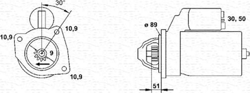 Magneti Marelli 943252201010 - Starteris www.autospares.lv