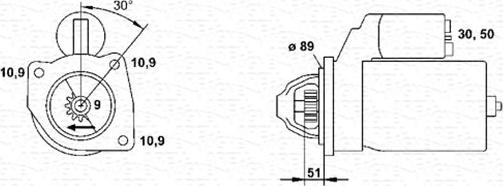 Magneti Marelli 943252235010 - Starteris www.autospares.lv