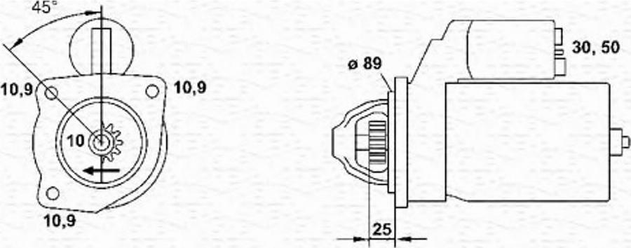 Magneti Marelli 943252274010 - Starter www.autospares.lv