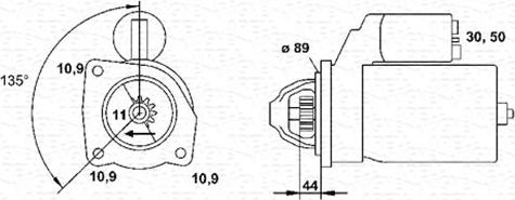 Magneti Marelli 943252278010 - Starteris www.autospares.lv