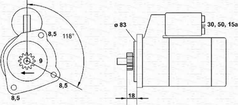 Magneti Marelli 943221334010 - Starteris www.autospares.lv