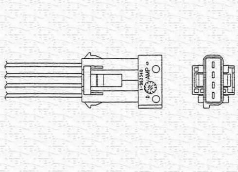 Magneti Marelli 460000434010 - Lambda Sensor www.autospares.lv