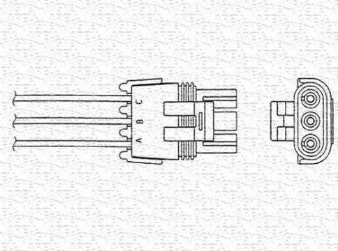 Magneti Marelli 460001866010 - Лямбда-зонд, датчик кислорода www.autospares.lv