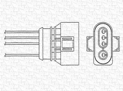 Magneti Marelli 460002139010 - Lambda zonde autospares.lv