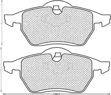 Magneti Marelli 430216171097 - Bremžu uzliku kompl., Disku bremzes www.autospares.lv