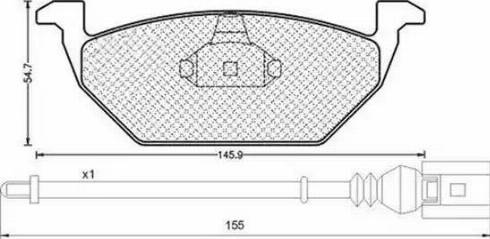 Magneti Marelli 430216171201 - Bremžu uzliku kompl., Disku bremzes www.autospares.lv