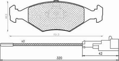 Magneti Marelli 430216171023 - Bremžu uzliku kompl., Disku bremzes www.autospares.lv