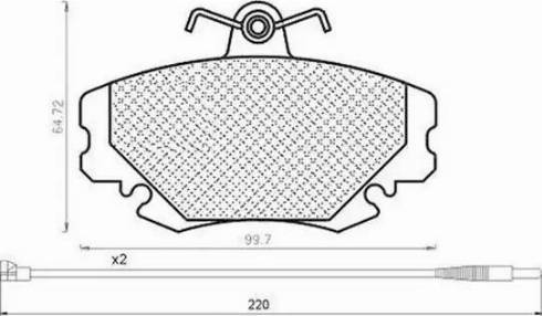 Magneti Marelli 430216171182 - Bremžu uzliku kompl., Disku bremzes www.autospares.lv