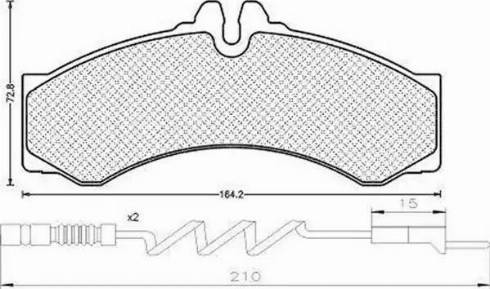 Magneti Marelli 430216171200 - Bremžu uzliku kompl., Disku bremzes www.autospares.lv