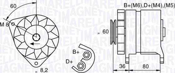 Magneti Marelli 054022604010 - Ģenerators autospares.lv