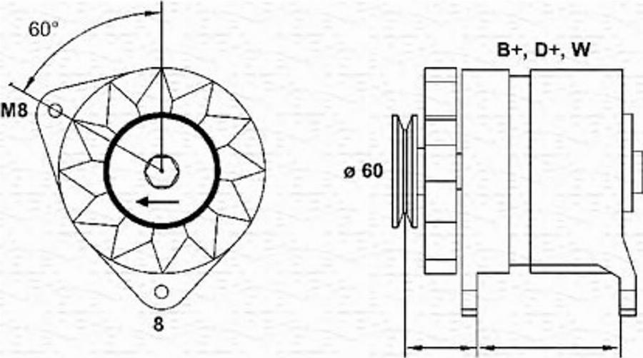 Magneti Marelli 054022197010 - Ģenerators www.autospares.lv