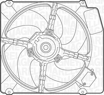 Magneti Marelli 069402251010 - Ventilators, Motora dzesēšanas sistēma www.autospares.lv