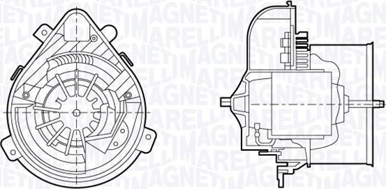 Magneti Marelli 069412692010 - Salona ventilators www.autospares.lv