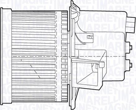 Magneti Marelli 069412655010 - Salona ventilators www.autospares.lv