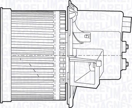 Magneti Marelli 069412651010 - Salona ventilators www.autospares.lv