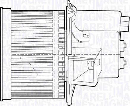 Magneti Marelli 069412653010 - Salona ventilators www.autospares.lv