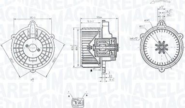 Magneti Marelli 069412352010 - Salona ventilators www.autospares.lv