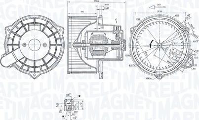 Magneti Marelli 069412367010 - Salona ventilators www.autospares.lv