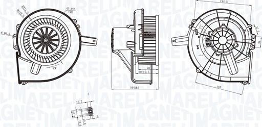 Magneti Marelli 069412211010 - Salona ventilators www.autospares.lv