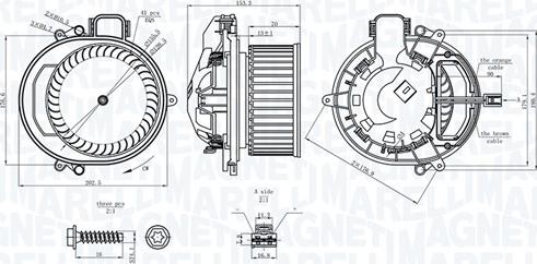 Magneti Marelli 069412722010 - Salona ventilators www.autospares.lv