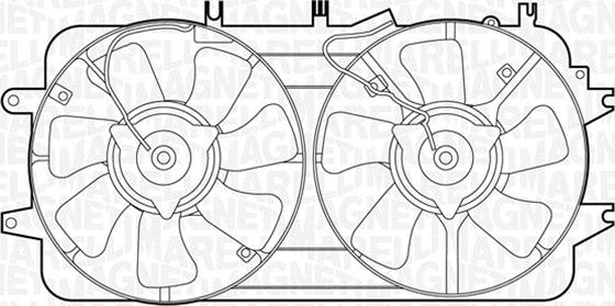 Magneti Marelli 069422411010 - Ventilators, Motora dzesēšanas sistēma www.autospares.lv