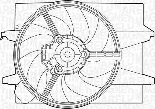 Magneti Marelli 069422413010 - Ventilators, Motora dzesēšanas sistēma www.autospares.lv