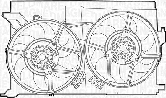 Magneti Marelli 069422432010 - Ventilators, Motora dzesēšanas sistēma www.autospares.lv