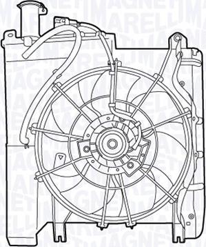 Magneti Marelli 069422543010 - Ventilators, Motora dzesēšanas sistēma autospares.lv