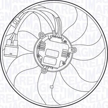 Magneti Marelli 069422555010 - Ventilators, Motora dzesēšanas sistēma www.autospares.lv