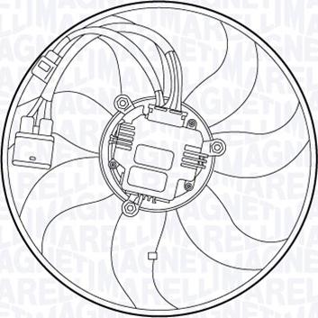 Magneti Marelli 069422557010 - Ventilators, Motora dzesēšanas sistēma www.autospares.lv