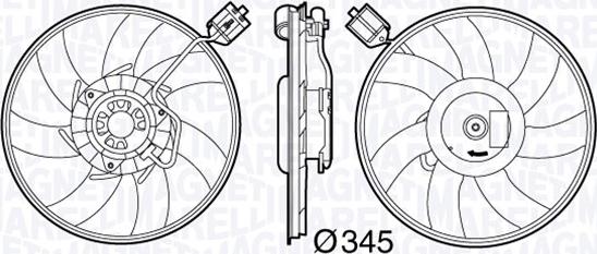 Magneti Marelli 069422586010 - Ventilators, Motora dzesēšanas sistēma www.autospares.lv