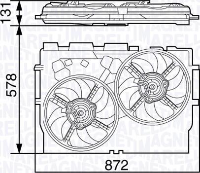 Magneti Marelli 069422583010 - Ventilators, Motora dzesēšanas sistēma www.autospares.lv