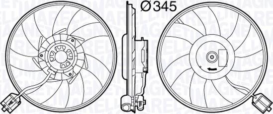 Magneti Marelli 069422587010 - Ventilators, Motora dzesēšanas sistēma www.autospares.lv