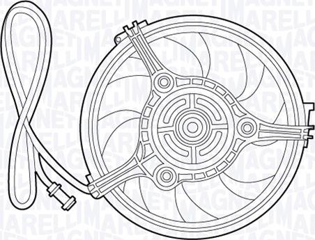 Magneti Marelli 069422528010 - Ventilators, Motora dzesēšanas sistēma autospares.lv