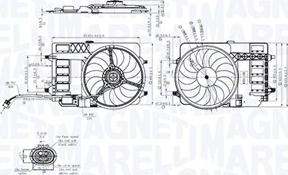 Magneti Marelli 069422859010 - Ventilators, Motora dzesēšanas sistēma www.autospares.lv