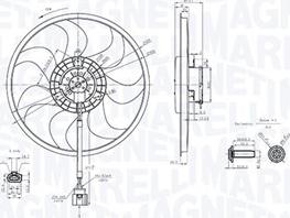 Magneti Marelli 069422889010 - Ventilators, Motora dzesēšanas sistēma autospares.lv